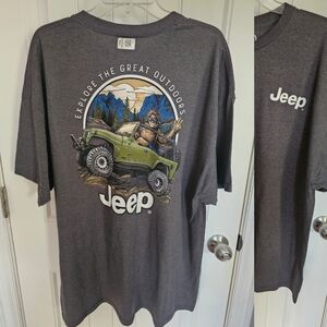 NWT Jedco Jeep Adventure Sasquatch Graphic Tee 2XL